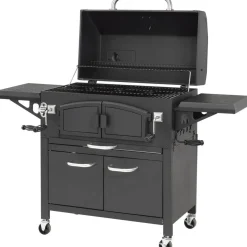 Holzkohlegrill 'Grand Ontario' schwarz 154 x 131 x 68,5 cm