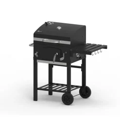 Holzkohlegrill 'Ontario II' schwarz 100 x 105 x 47 cm