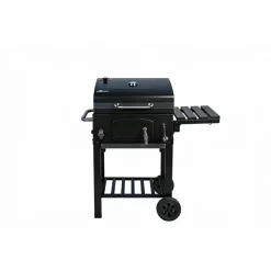 Holzkohlegrill 'Ontario II' schwarz 100 x 105 x 47 cm