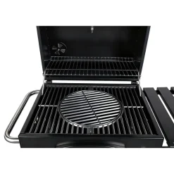 Holzkohlegrill 'Ontario II' schwarz 100 x 105 x 47 cm