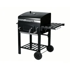 Holzkohlegrill 'Ontario II' schwarz 100 x 105 x 47 cm