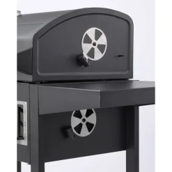 Holzkohlegrill 'Ottawa S' schwarz 119,5 x 103 x 46 cm