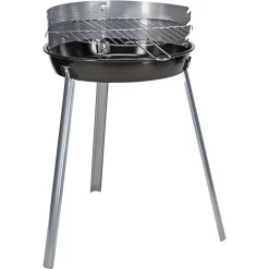Holzkohlegrill 'Primo' schwarz Ø 34 cm