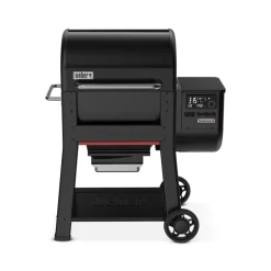 Holzpelletgrill 'Searwood' schwarz 57 x 84 x 100 cm