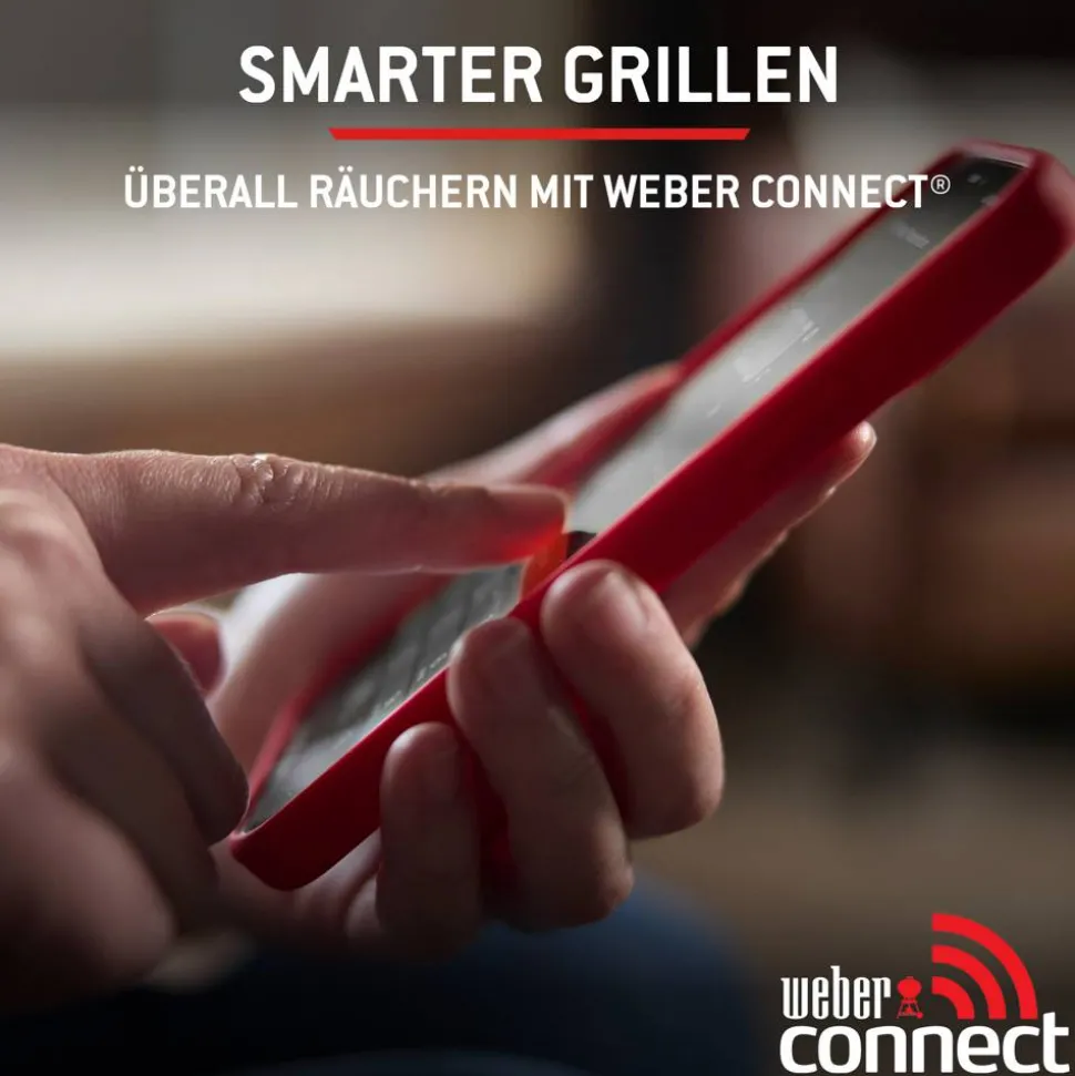 Holzpelletgrill 'Smoque' schwarz 95 x 69 x 52 cm
