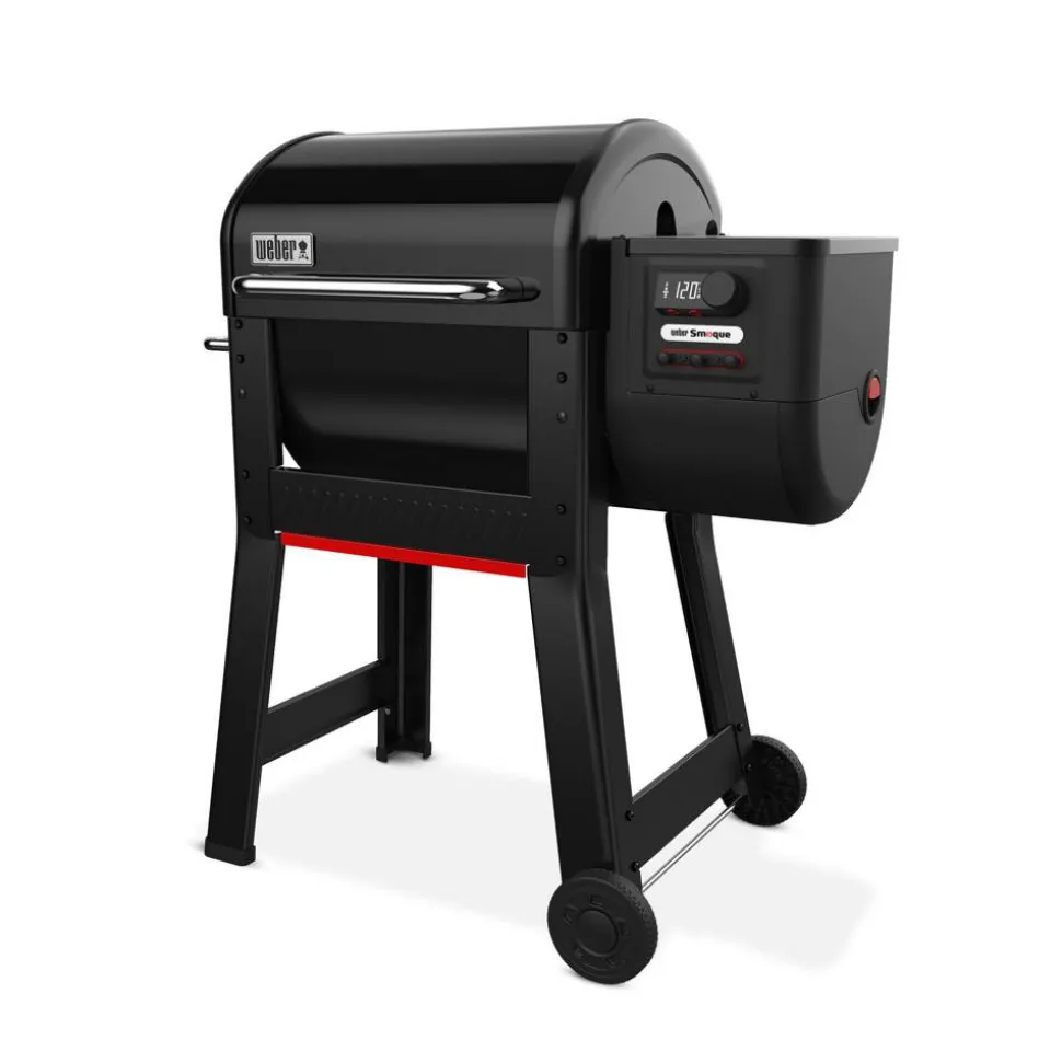 Holzpelletgrill 'Smoque' schwarz 95 x 69 x 52 cm