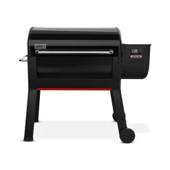 Holzpelletgrill 'Smoque XL' schwarz 126 x 69 x 52 cm