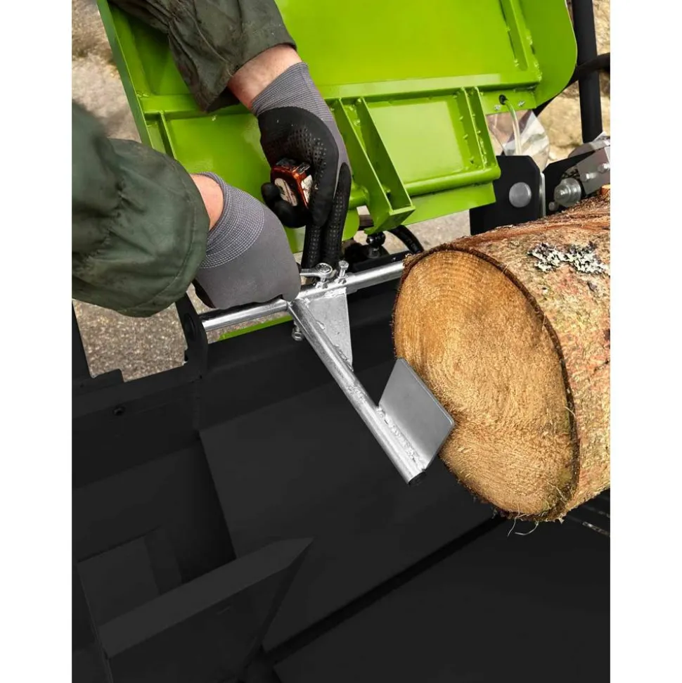 Holz-Spaltautomat 'ZI-SPA380' 9000 W zum Ablängen und Spalten