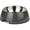 Hundenapf Edelstahl/Melamin grau 700 ml