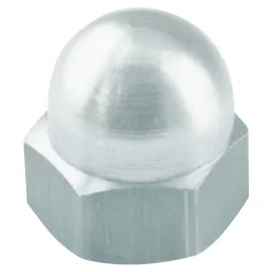 Hutmuttern Stahl M6 Ø 6 mm, 100 Stück