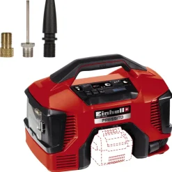 Hybrid-Kompressor 'Pressito' rot/schwarz 11 bar, 21 l/min