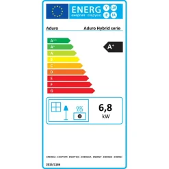 Hybridofen 'H4 Lux' Stahl 6,8-7 kW