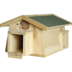 Igelfutterhaus Holz 47,5 x 34,5 x 26 cm