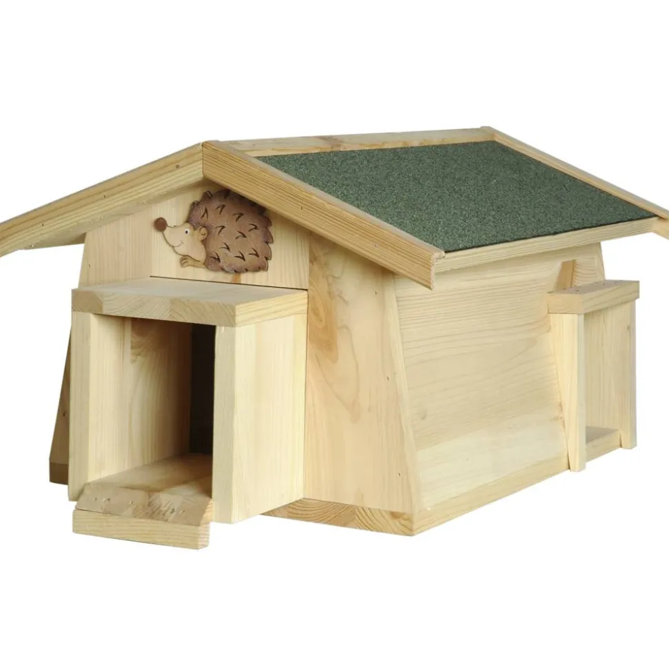 Igelfutterhaus Holz 47,5 x 34,5 x 26 cm