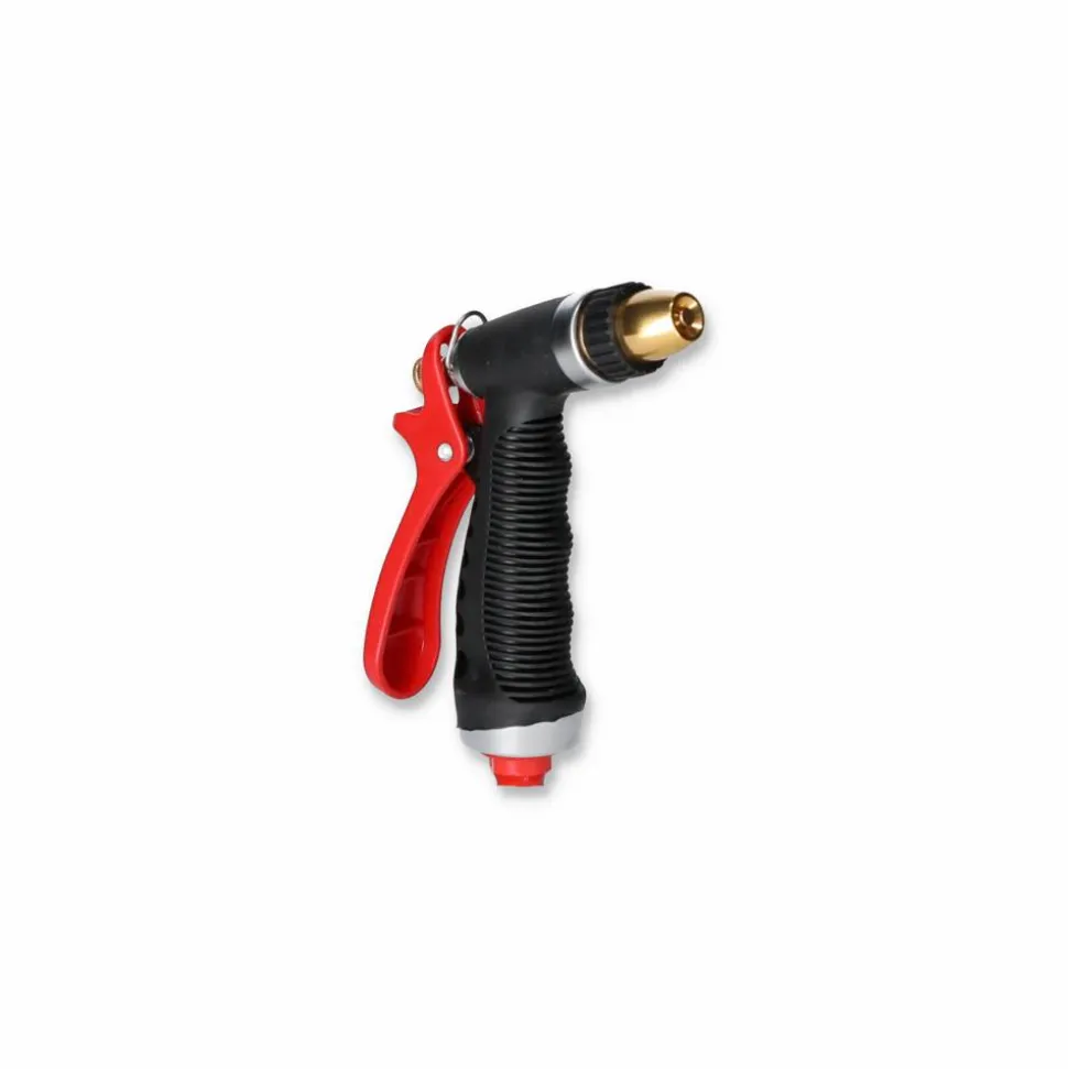 Impulsspritze mit 3 Strahlarten rot/schwarz 1/2"