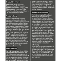 2in1 Buntlack 'Atempause' hellblau glänzend 375 ml