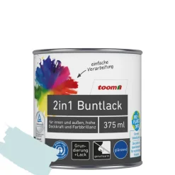 2in1 Buntlack 'Atempause' hellblau glänzend 375 ml