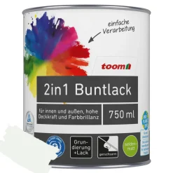 2in1 Buntlack edelweiß seidenmatt 750 ml