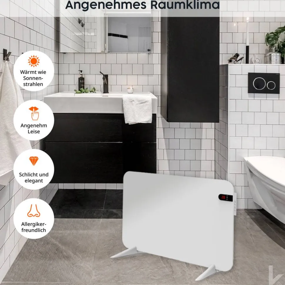 Infrarotheizung 'Smart Dual' weiß 450 W