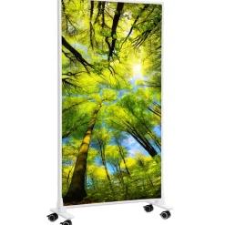 Infrarot-Standheizung 'Ambienteline' Waldlichtung 800 W 60 x 100 cm