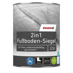 2in1 Fußbodenlack silbergrau 2,5 l