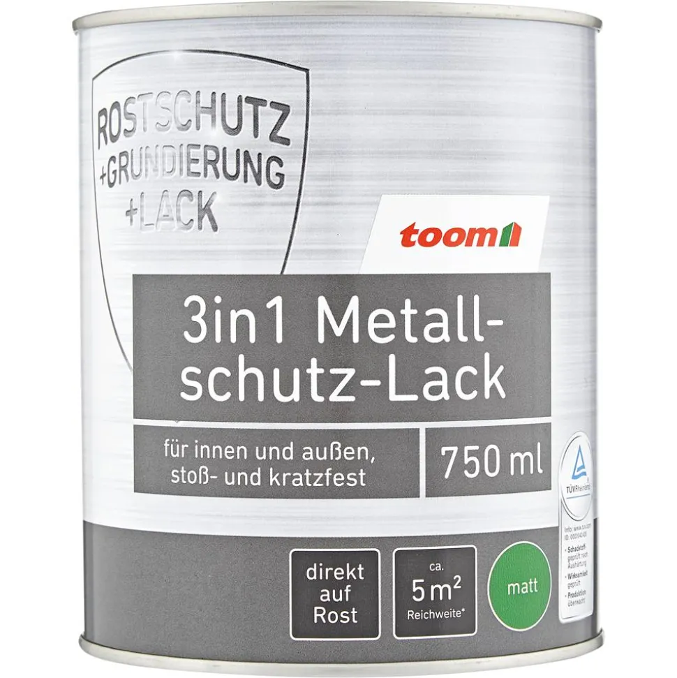3in1 Metallschutzlack weiß matt 750 ml