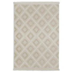 In-& Outdoor-Teppich 'Summer' beige Quadrate 160 x 230 cm