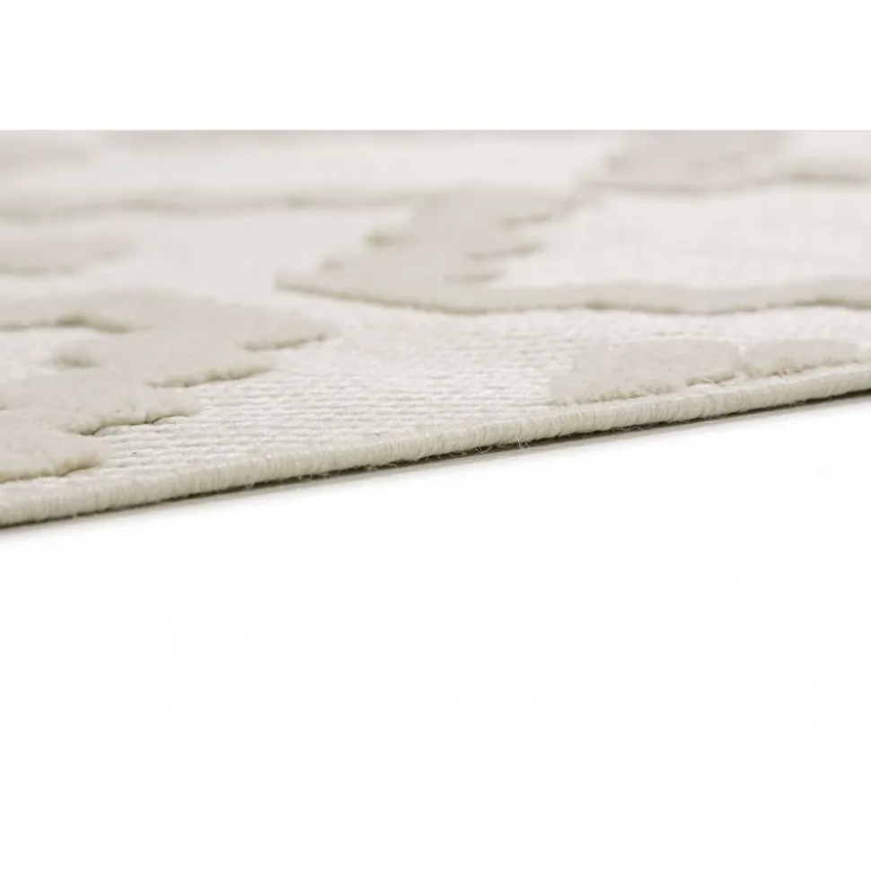 In-& Outdoor-Teppich 'Summer' creme Quadrate 160 x 230 cm