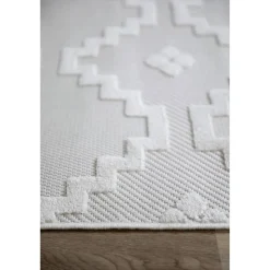 In-& Outdoor-Teppich 'Summer' creme Quadrate 160 x 230 cm