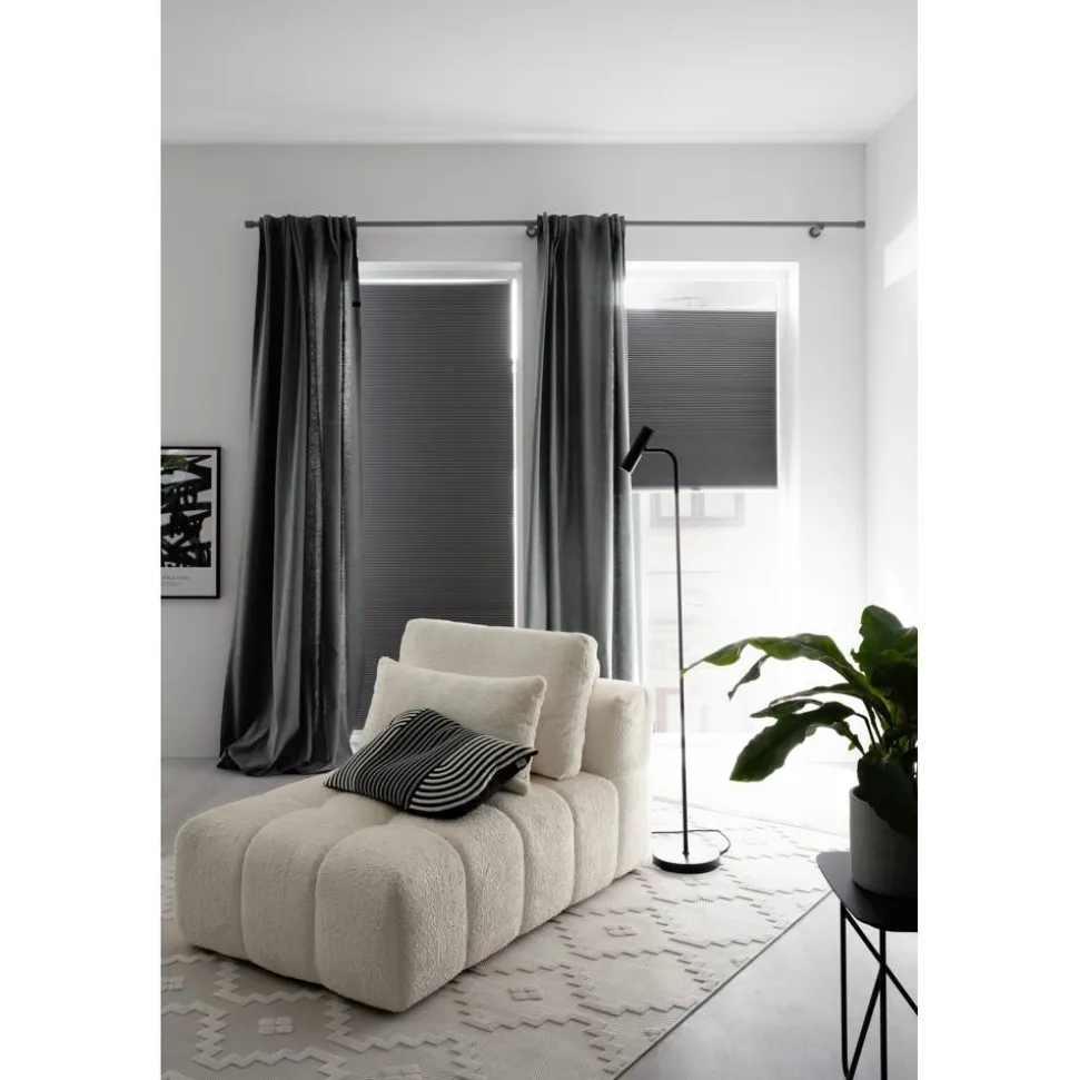 In-& Outdoor-Teppich 'Summer' creme Quadrate 80 x 150 cm
