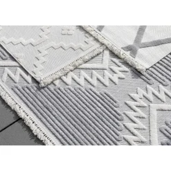 In-& Outdoor-Teppich 'Summer' grau 80 x 150 cm