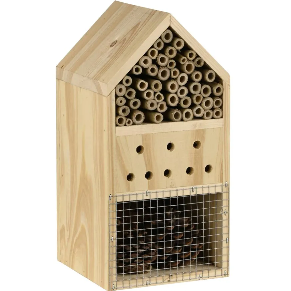 Insektenhotel Holz 12 x 12 x 25 cm