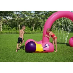Jumbo Wassersprinkler 'Flamingo' pink 340 x 110 x 192 cm