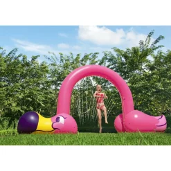 Jumbo Wassersprinkler 'Flamingo' pink 340 x 110 x 192 cm