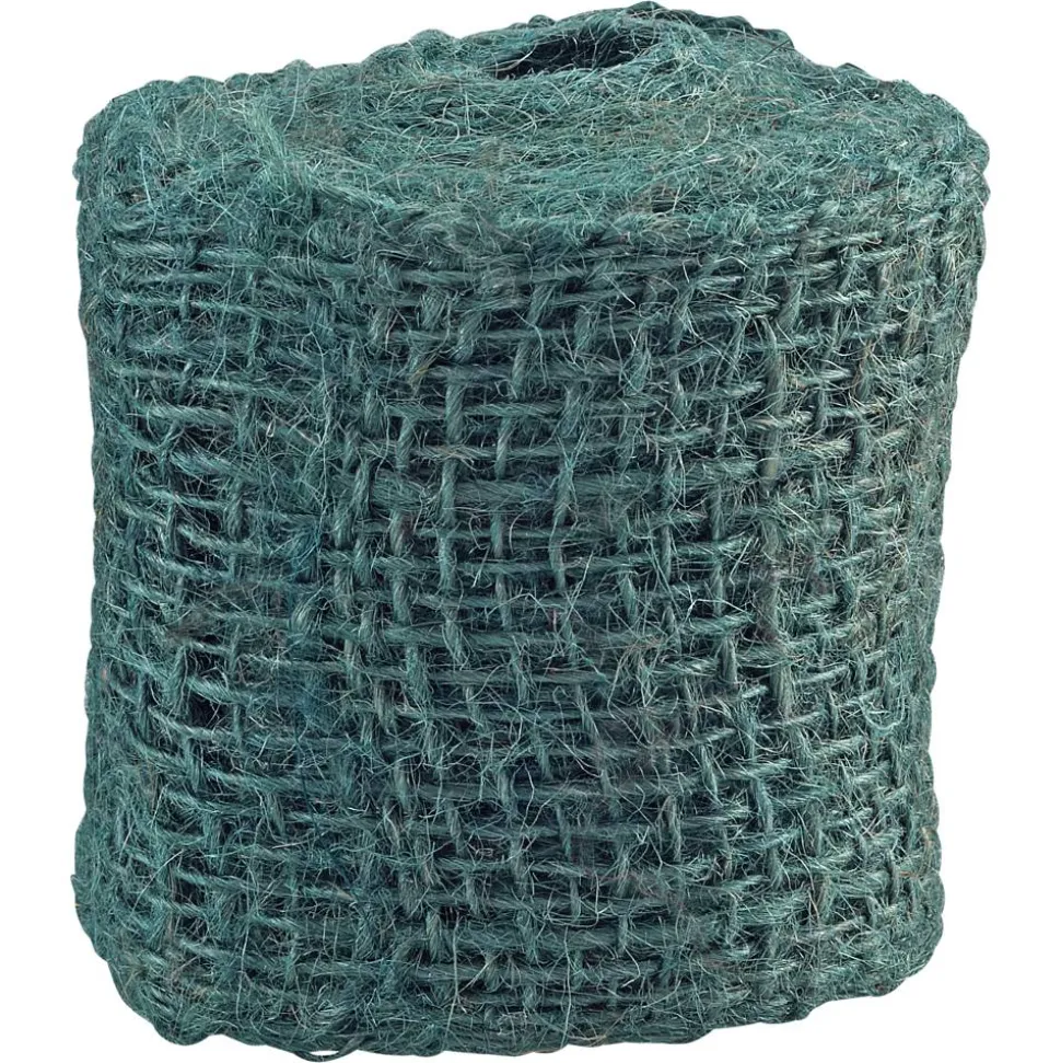 Juteband tannengrün 300 x 6 cm