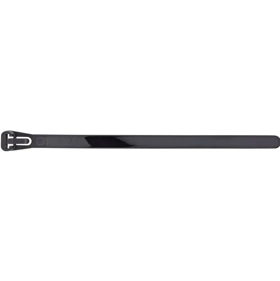 Kabelbinder wiederverschließbar schwarz 7,5 x 200 mm 25 Stück