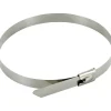 Kabelbinder-Set Edelstahl silbern 25 cm 10 Stück