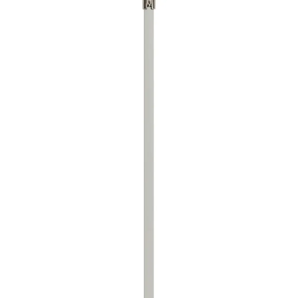 Kabelbinder-Set Edelstahl silbern 25 cm 10 Stück