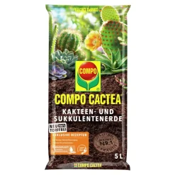 Kakteen- und Sukkulentenerde 'Compo Cactea' torffrei 5 l