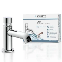 Kaltwasser-Standventil 'Lima' chromfarben 12 cm