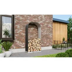 Kaminholzregal 'Ardor 401' granit 99,1 x 200 x 40,1 cm