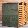 Kaminholzregal braun 120 x 148 x 118 cm