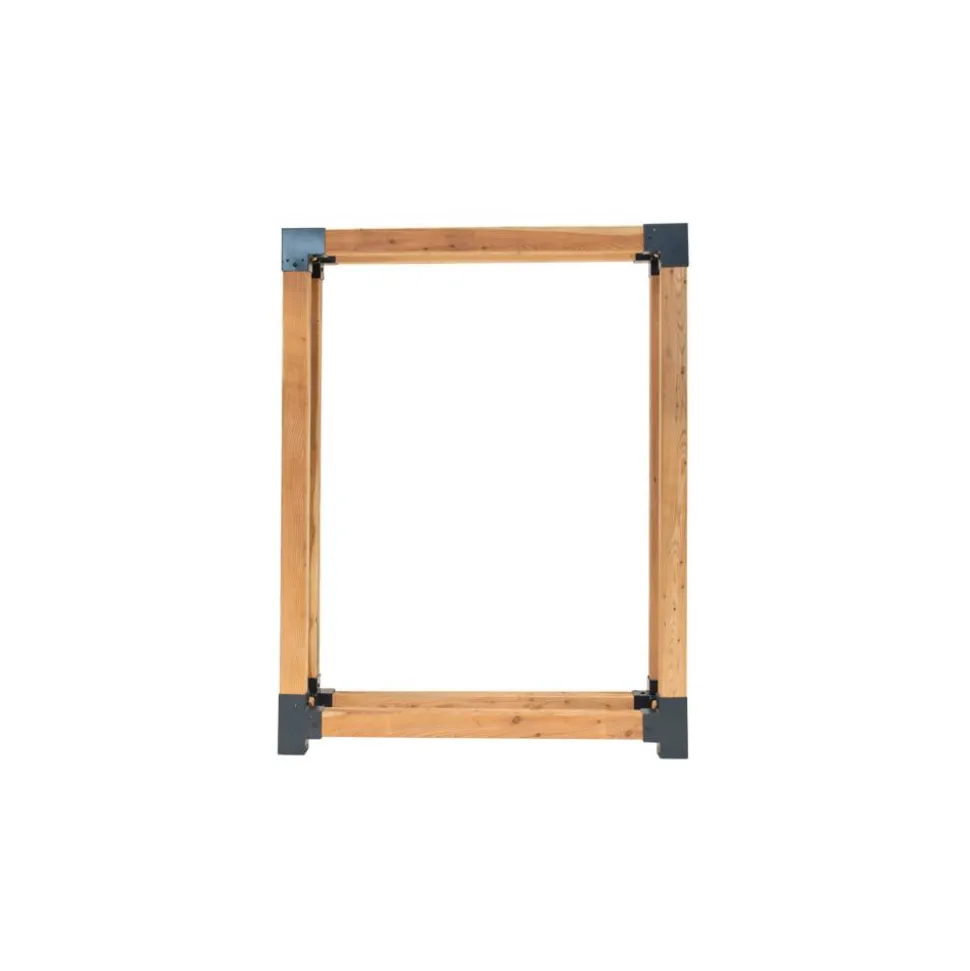 Kaminholzregal 'Michel XL' naturfarben 138 x 180 x 40 cm