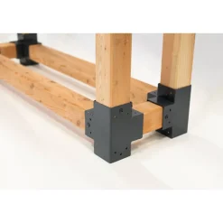 Kaminholzregal 'Michel XL' naturfarben 138 x 180 x 40 cm