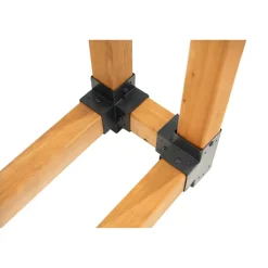 Kaminholzregal 'Michel XXL' naturfarben 198 x 180 x 40 cm