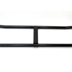 Kaminholzregal schwarz Stahl 25 x 244 x 99 cm