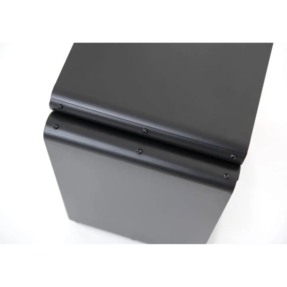 Kaminholzregal schwarz Stahl 57 x 36 x 56 cm