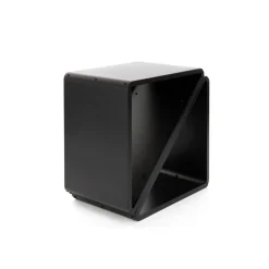 Kaminholzregal schwarz Stahl 57 x 36 x 56 cm