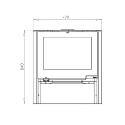 Kaminofen '15.2' Stahl 6,5 kW