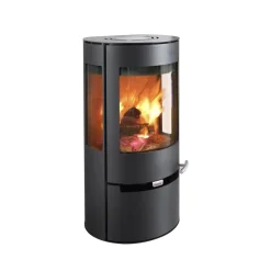 Kaminofen '9' Stahl schwarz 6 kW
